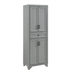 Crosley Tara Pantry Distressed Gray