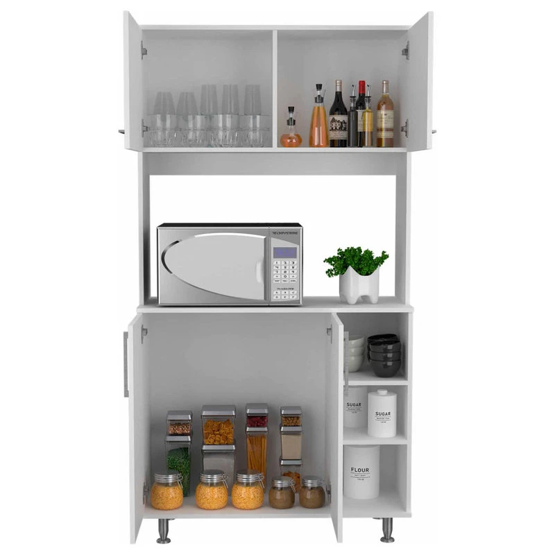 FM FURNITURE Colorado Pantry Cabinet, White 5 FM FURNITURE Colorado Pantry Cabinet, White - Image 3