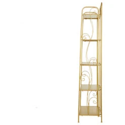 Gold Iron Glam Bakers Rack, 67"x24"x13" 560045 10 Gold Iron Glam Bakers Rack, 67"x24"x13" 560045 -Kitchen Storage Store dfb1e9c901731f32 2194 w800 h800 b1 p0