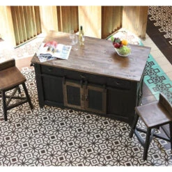 Greenview Kitchen Island, Distressed Black 9 Greenview Kitchen Island, Distressed Black -Kitchen Storage Store e1c1bf8208dc1f74 6403 w800 h800 b0 p0