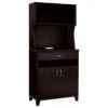Benjara 15.5" 2-door Transitional Wood Bakers Cabinet With 1 Drawer In Brown -Kitchen Storage Store e201fd2102716d03 4127 w800 h800 b1 p0