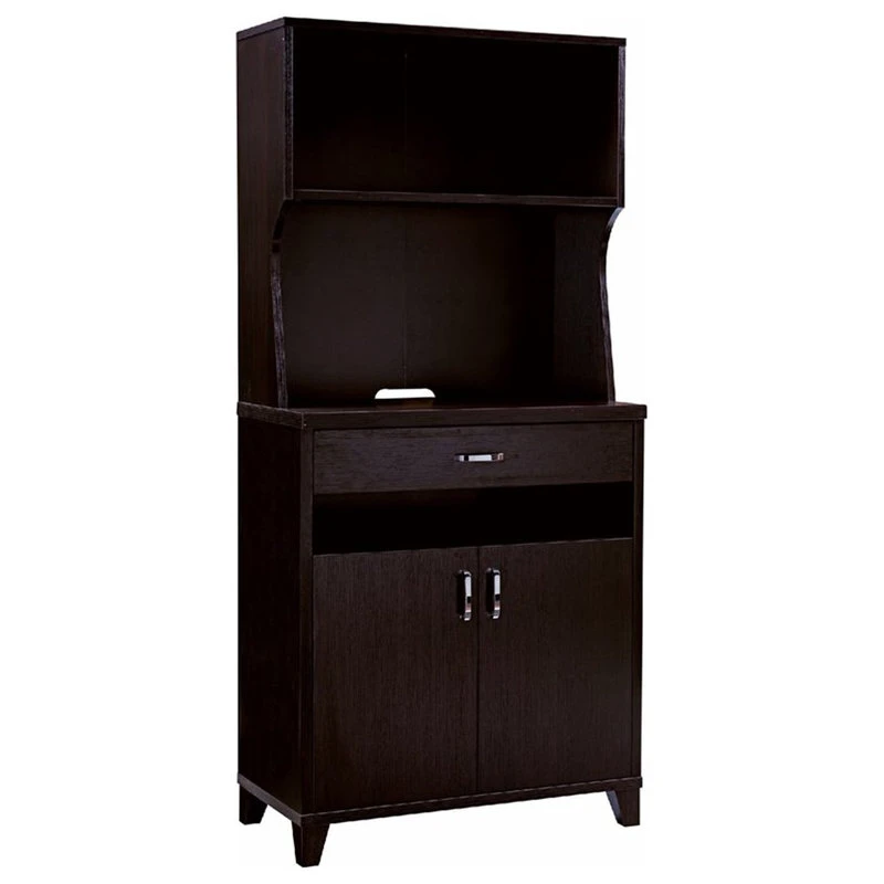 Benjara 15.5" 2-door Transitional Wood Bakers Cabinet With 1 Drawer In Brown 3 Benjara 15.5" 2-door Transitional Wood Bakers Cabinet With 1 Drawer In Brown