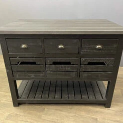 Barlow Crate Kitchen Island Rustic Black And Zinc Top -Kitchen Storage Store e4b1a0360262f980 8502 w800 h800 b0 p0