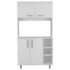 FM FURNITURE Colorado Pantry Cabinet, White -Kitchen Storage Store e9c1b78803515862 5927 w800 h800 b1 p0