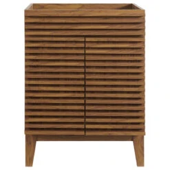 Render Bathroom Vanity Cabinet, Sink Basin Not Included, Walnut -Kitchen Storage Store eef1322300cd34a2 9470 w800 h800 b1 p0