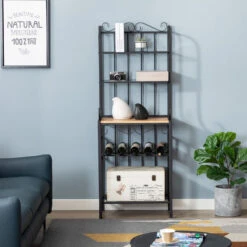 Boraam Praha Metal Bakers Rack With Black Finish 12503 15 Boraam Praha Metal Bakers Rack With Black Finish 12503 -Kitchen Storage Store f1e156a60f44178f 1421 w800 h800 b0 p0