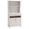 Smart Home Furniture 1-Shelf Modern Wood Baker's Cabinet In White Oak 1 Smart Home Furniture 1-Shelf Modern Wood Baker's Cabinet In White Oak -Kitchen Storage Store f2711e3103e09a42 8167 w800 h800 b1 p0
