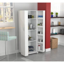 Inval White Kitchen Storage Pantry -Kitchen Storage Store f3111e790db0d871 6597 w800 h800 b0 p0