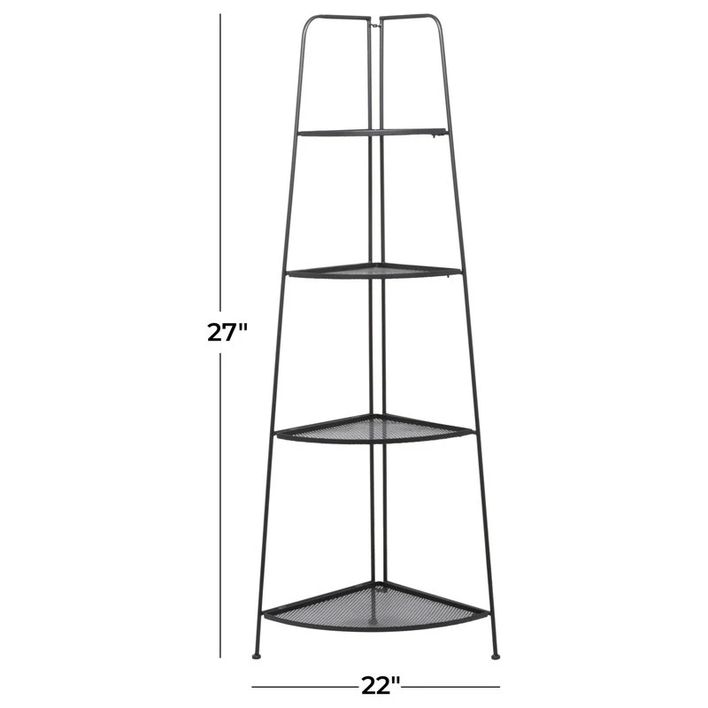 Contemporary Black Metal Bakers Rack 560672 9 Contemporary Black Metal Bakers Rack 560672 - Image 7