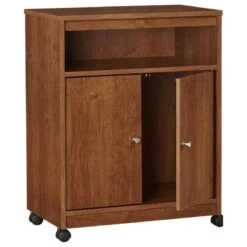 Altra Furniture Landry Microwave Cart In Bank Alder -Kitchen Storage Store f521191207e55958 5383 w800 h800 b1 p0