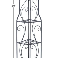Traditional Black Metal Bakers Rack 63377 -Kitchen Storage Store f5e18d0100523762 7980 w800 h800 b0 p0