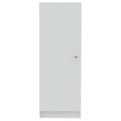 Bowery Hill Contemporary 47" High Pantry Cabinet In White -Kitchen Storage Store f73196f403c39bdb 1984 w800 h800 b1 p0