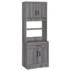 Better Home Products Shelby Tall Wooden Kitchen Pantry In Gray -Kitchen Storage Store f781918703eb3546 9220 w800 h800 b1 p0