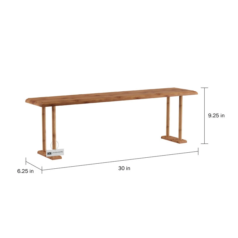 Lavish Home Bamboo Sink Shelf Countertop Organizer 5 Lavish Home Bamboo Sink Shelf Countertop Organizer - Image 3