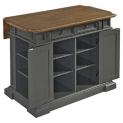 Homestyles Americana Wood Kitchen Island In Gray -Kitchen Storage Store fa1188120f2e32d6 9187 w800 h800 b1 p0