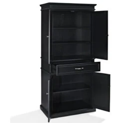 Crosley Parsons 4 Door Classic Pantry In Black 10 Crosley Parsons 4 Door Classic Pantry In Black -Kitchen Storage Store fa818d37017282e6 3398 w800 h800 b1 p0