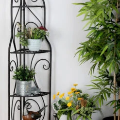 Traditional Black Metal Bakers Rack 63377 -Kitchen Storage Store faa1ffff00523778 7980 w800 h800 b0 p0