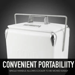Permasteel 14 Quart Portable Picnic Cooler, White -Kitchen Storage Store fd11b5a40102c591 0009 w800 h800 b0 p0