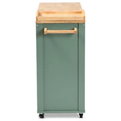 Baxton Studio Niccolo Coastal Green Kitchen Cart 10 Baxton Studio Niccolo Coastal Green Kitchen Cart -Kitchen Storage Store fde14c910e7bec69 2505 w800 h800 b1 p0