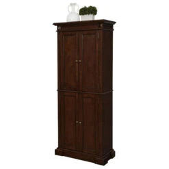 Homestyles Americana Wood Pantry In Brown -Kitchen Storage Store fec138640400952d 0009 w800 h800 b1 p0
