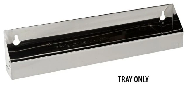 Rev-A-Shelf Stainless Steel Tip-Out Tray, 16 Inch, 6581 Series 3 Rev-A-Shelf Stainless Steel Tip-Out Tray, 16 Inch, 6581 Series