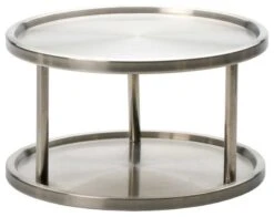 RSVP Stainless Steel 2 Tier Kitchen Turntable