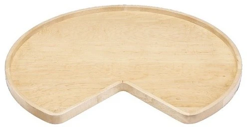 Rev-A-Shelf 32" Wood Kidney Shaped Lazy Susan 3 Rev-A-Shelf 32" Wood Kidney Shaped Lazy Susan