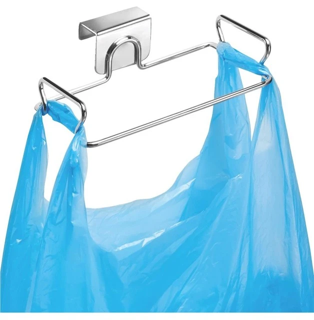 IDesign Classico Over-the-Cabinet Bag Holder, Chrome 3 IDesign Classico Over-the-Cabinet Bag Holder, Chrome
