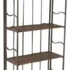 Pemberly Row 4 Tier 24" Bakers Rack In Antique Brown -Kitchen Storage Store home design 35