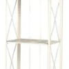 Pemberly Row 16" 5 Tier Iron Bakers Rack In White 1 Pemberly Row 16" 5 Tier Iron Bakers Rack In White -Kitchen Storage Store home design 43