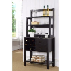 Well Designed Efficient Baker'S Rack, Dark Brown