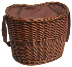Traditional Round Willow Cooler Basket