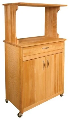 Catskill Craftsmen Deluxe Microwave Cart